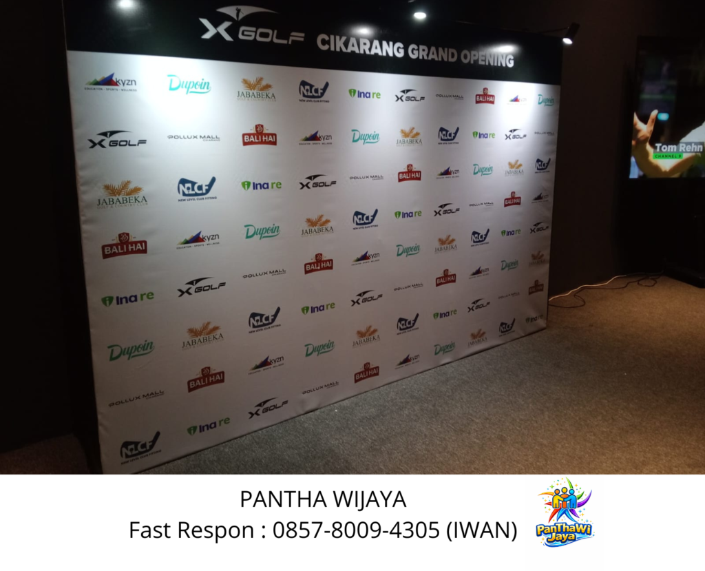 Sewa Backdrop Lampu Spot Light  Area Bogor