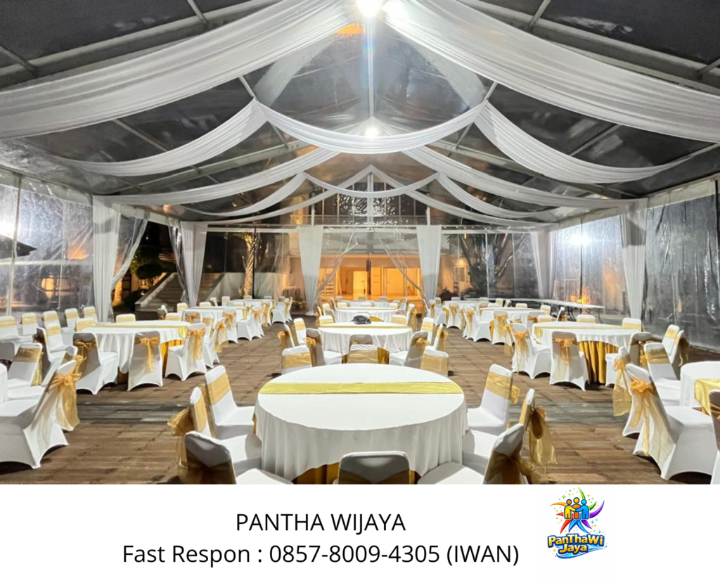 Jasa Sewa Tenda Roder dan Dekorasi Kain  Area Jakarta