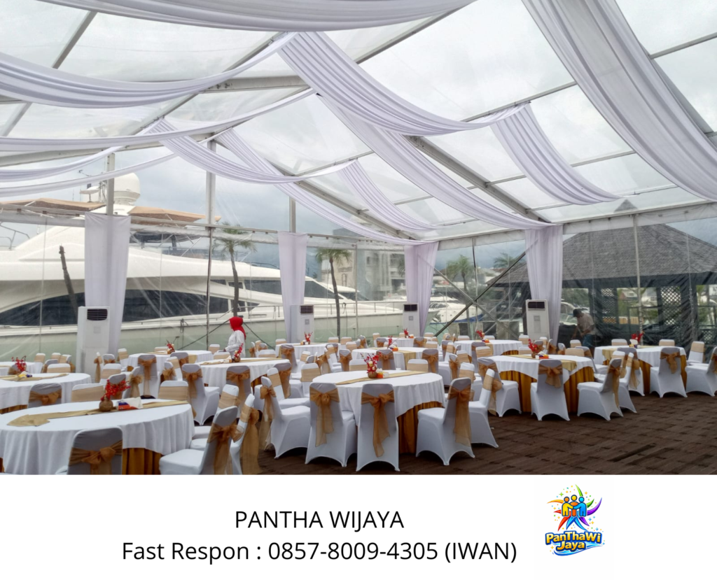Jasa Sewa Tenda Roder dan Dekorasi Kain  Area Jakarta