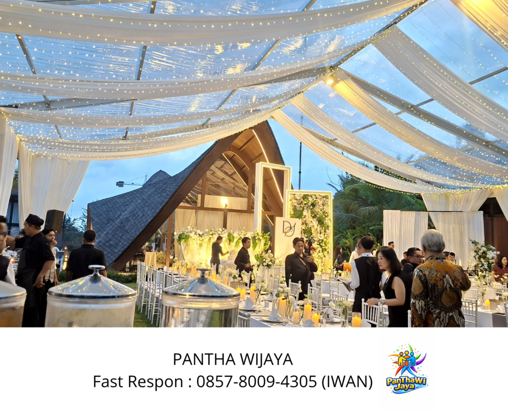 Jasa Sewa Tenda Roder dan Dekorasi Kain  Area Jakarta