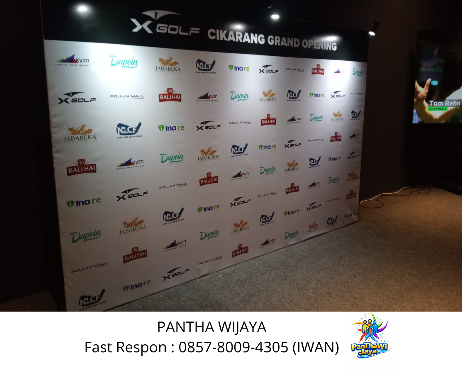 sewa backdrop lampu spot light area bogor