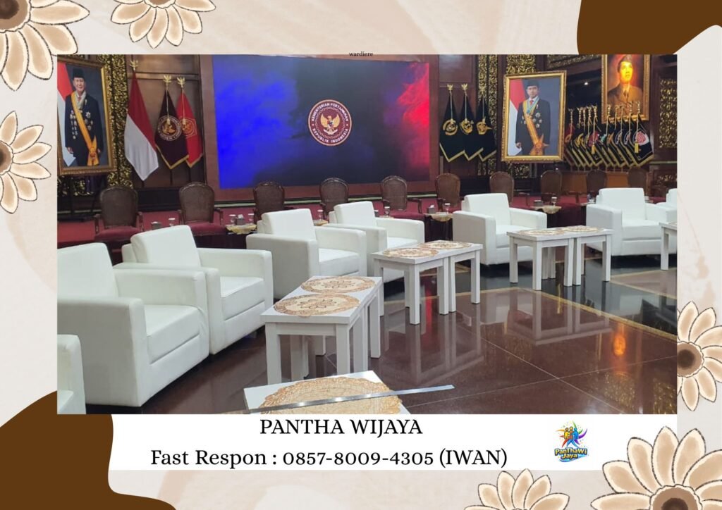 Sewa Sofa Kotak dan Sofa Oval Bersih Area Bekasi