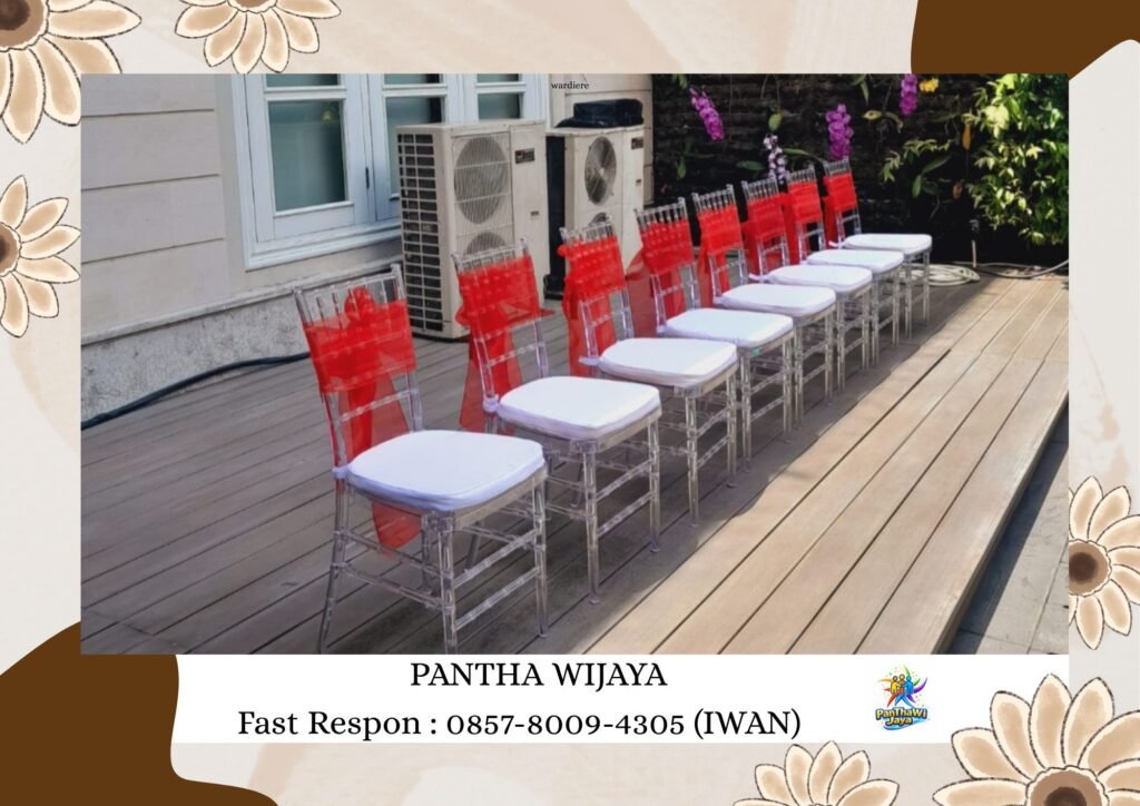 sewa kursi tiffany acrylic area bogor