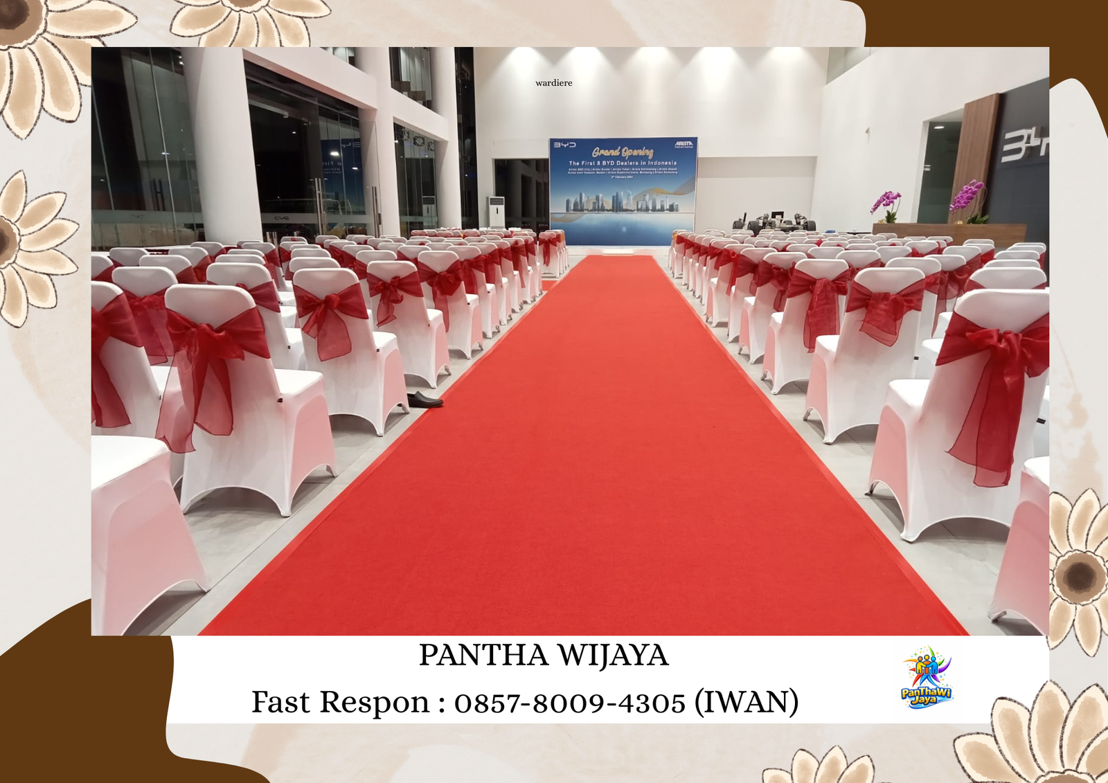 Sewa Karpet Jalan Area Bekasi Harga Murah Bersih