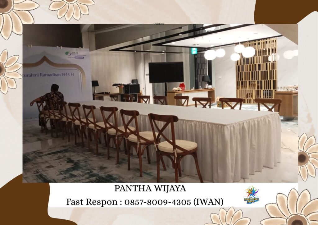 Rental Kursi Silang Cross Back Karawang