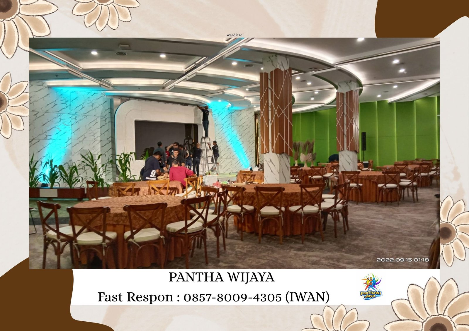 Rental Kursi Silang Cross Back Karawang