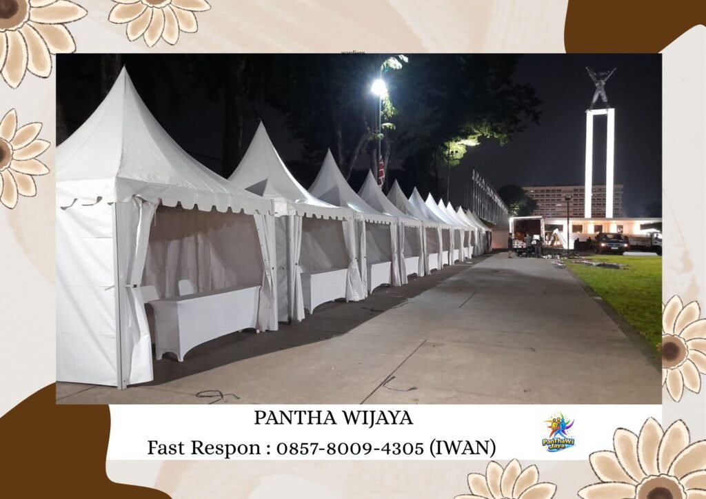 Sewa Tenda Bazar, Backdrop, Panggung Karawang