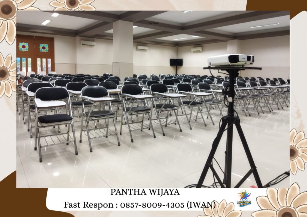 Jasa Sewa Kursi Kuliah Lipat Stainless Area Depok