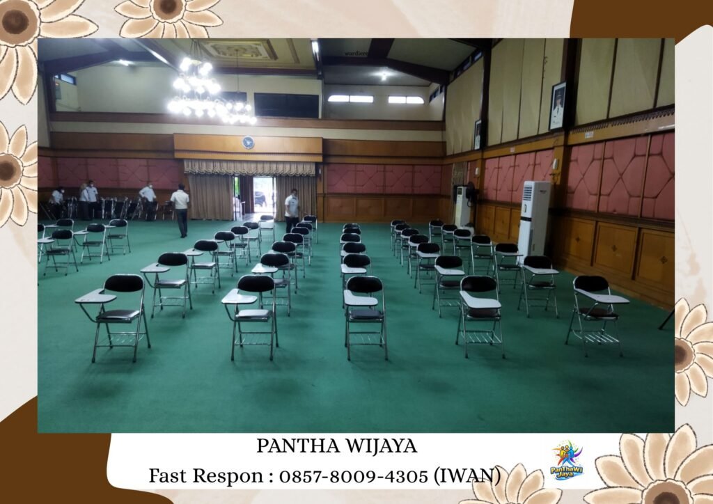 Jasa Sewa Kursi Kuliah Lipat Stainless Area Depok