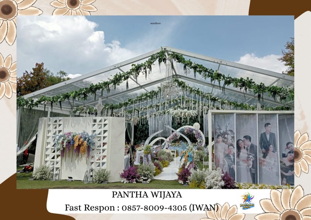 Jasa Sewa Tenda Roder dan Dekorasi Kain Area Bekasi