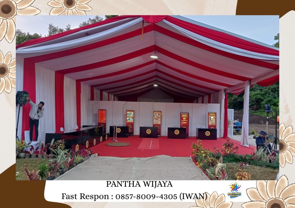 Jasa Sewa Tenda Roder dan Dekorasi Kain Area Bekasi