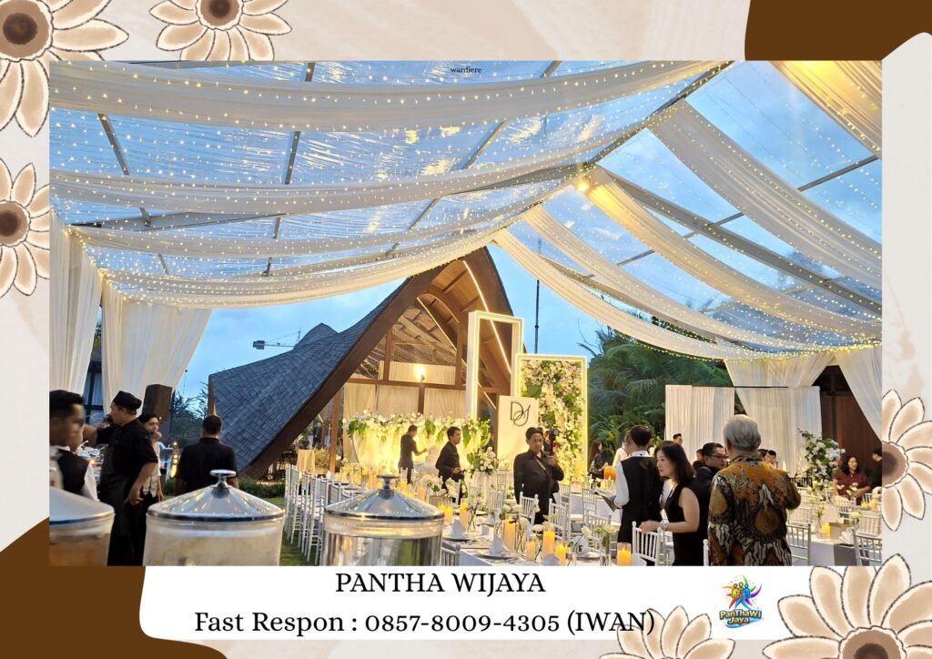 Jasa Sewa Tenda Roder dan Dekorasi Kain Area Bekasi