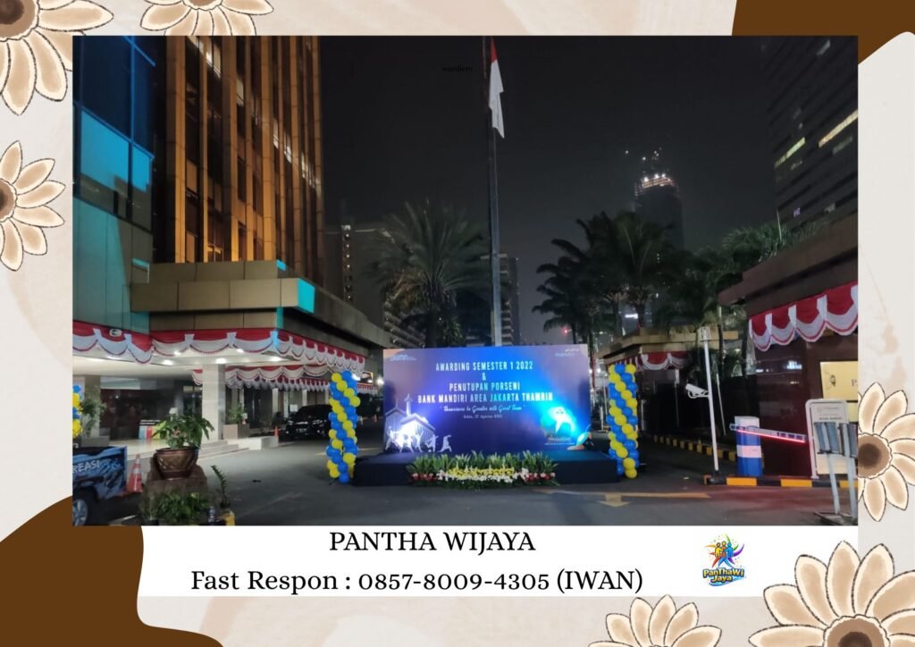 Sewa Tenda Bazar, Backdrop, Panggung Karawang