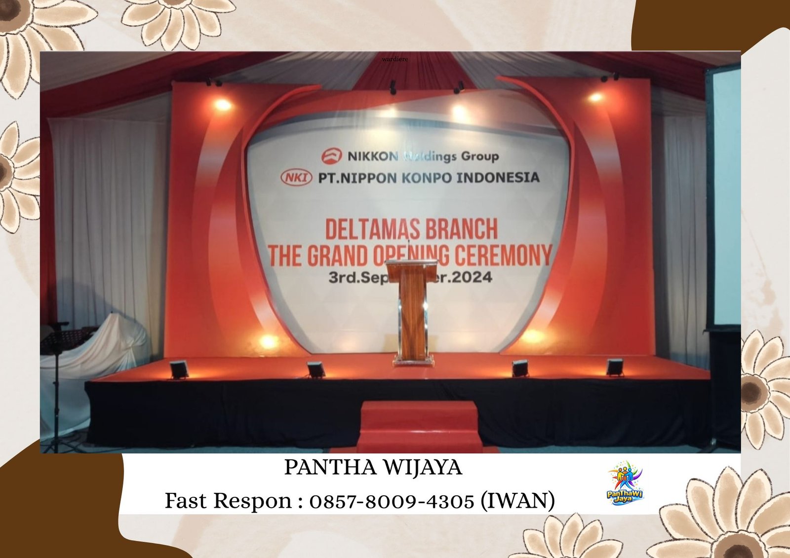 Jasa Sewa Tenda Roder, Podium, Panggung, Backdrop Area Karawang