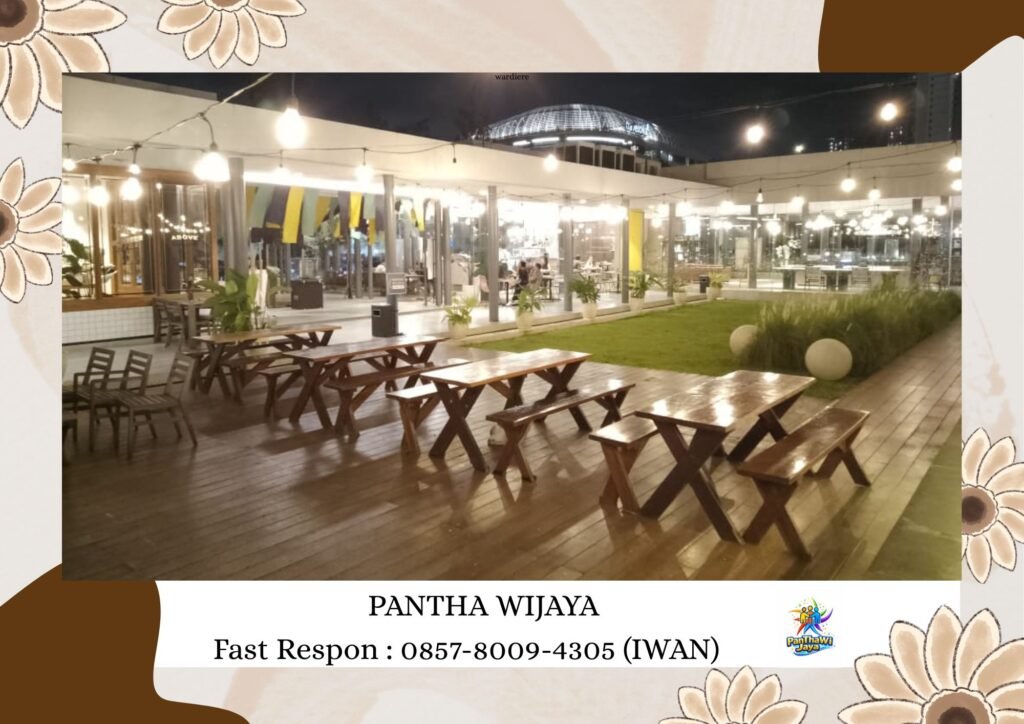 Sewa Meja Dan Kursi Taman Kayu Area Bogor
