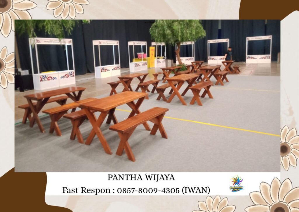 Sewa Meja Dan Kursi Taman Kayu Area Bogor