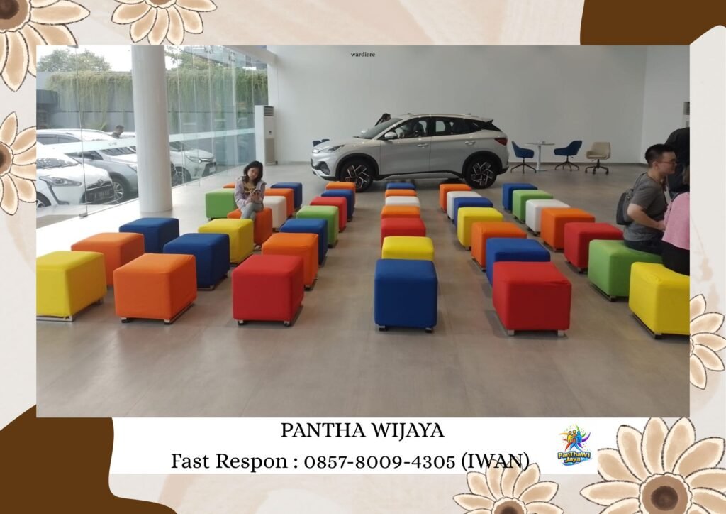 Jasa Sewa Kursi Puff Kotak Banyak Warna Area Jakarta