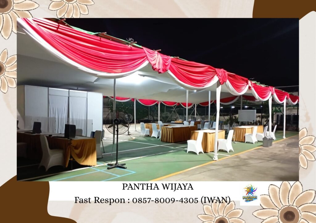 Jasa Sewa Tenda Plafon Poni Kokoh Area Bekasi