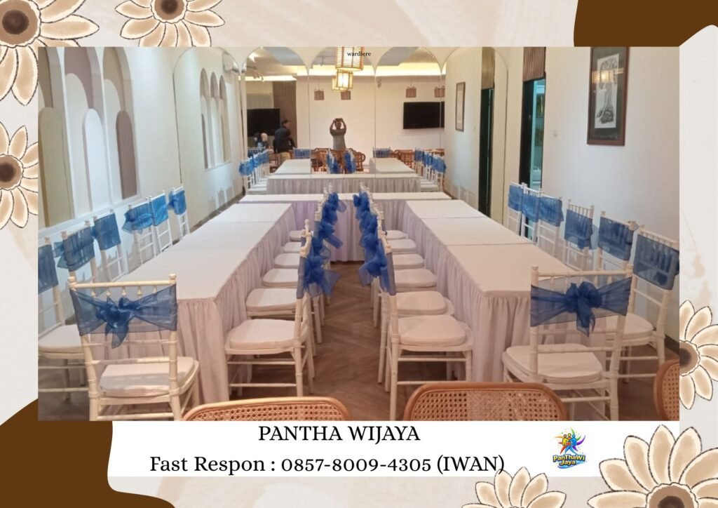 Rental Meja Bundar, Meja Ibm, Meja Kotak Full Cover Cikarang