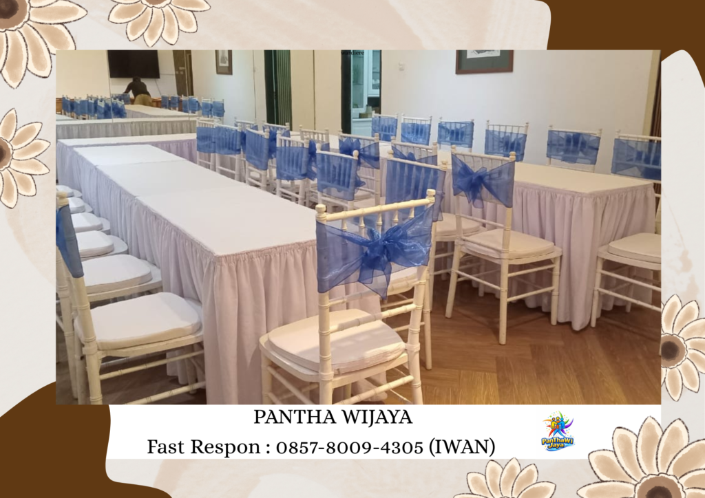 Jasa Sewa Kursi Tiffany Acrylic Dan Tiffany Kayu Area Depok
