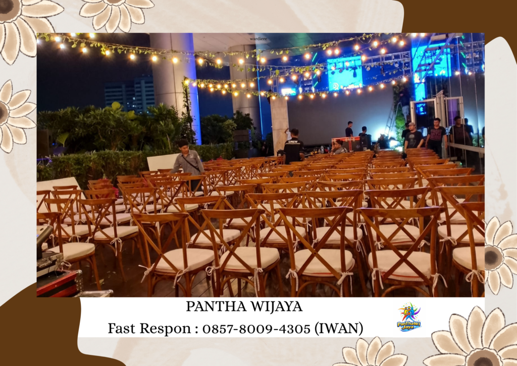 Pusat Sewa Kursi Crossback Kayu Jati Area Bogor