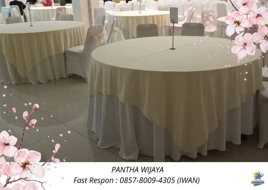 Rental Cover Meja Sarung Kursi Bersih Harum Jakarta