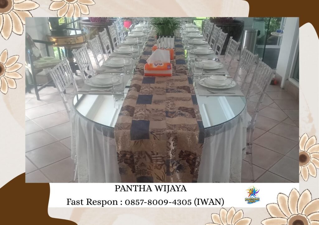 sewa kursi tiffany acrylic area bogor