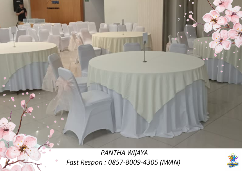 Sewa Meja Bundar Kursi Event Lengkap Cover Bersih Bekasi