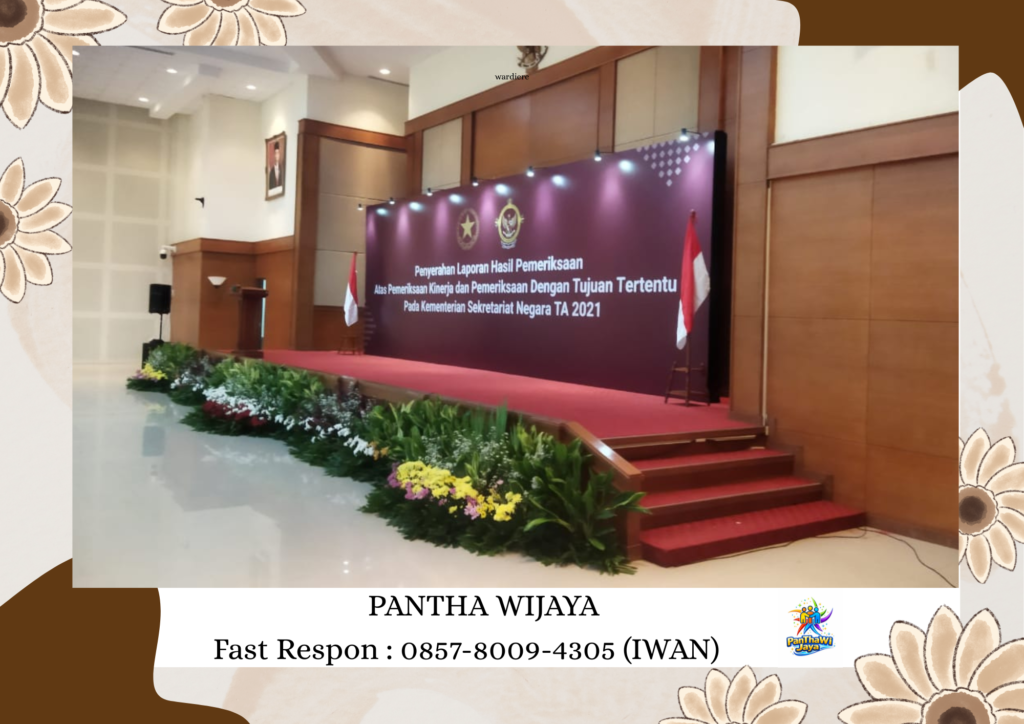 Sewa Panggung Dan Backdrop Kawasan Industri mm2100 cibitung Bekasi