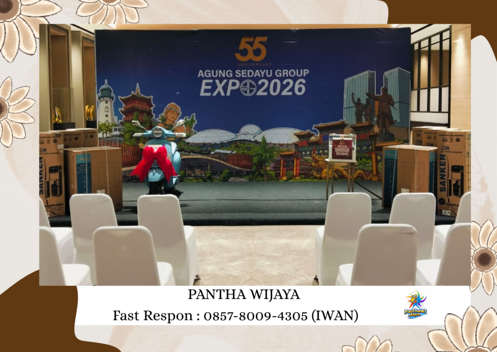 Sewa Panggung Dan Backdrop Kawasan Industri mm2100 cibitung Bekasi