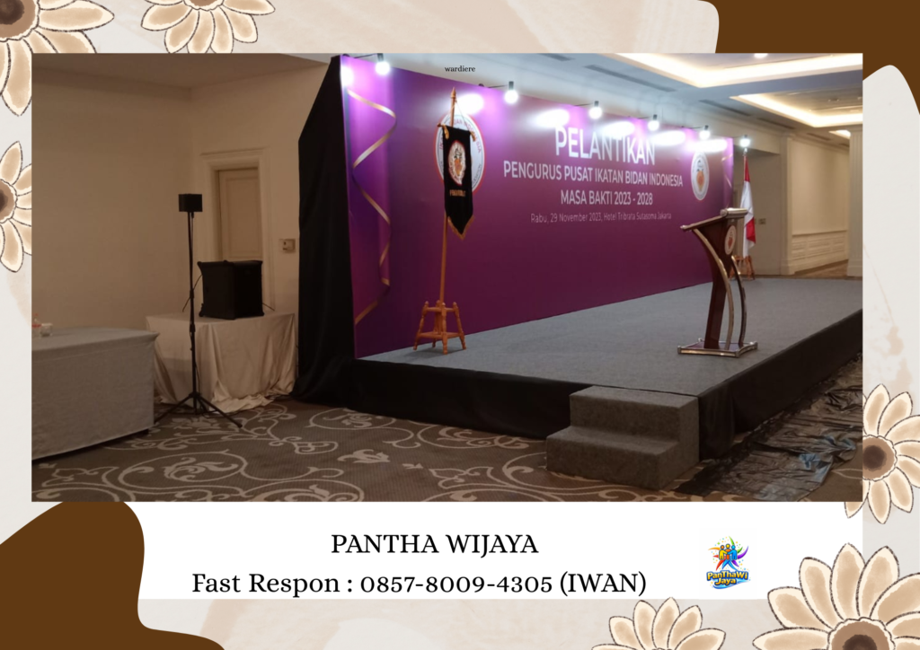 Sewa Panggung Dan Backdrop Kawasan Industri mm2100 cibitung Bekasi