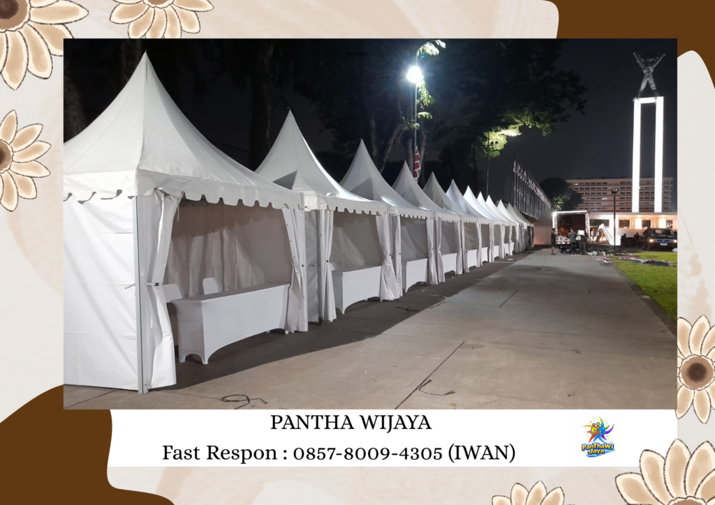 Sewa Tenda Sarnafil Daerah Bekasi Timur Beragam Ukuran