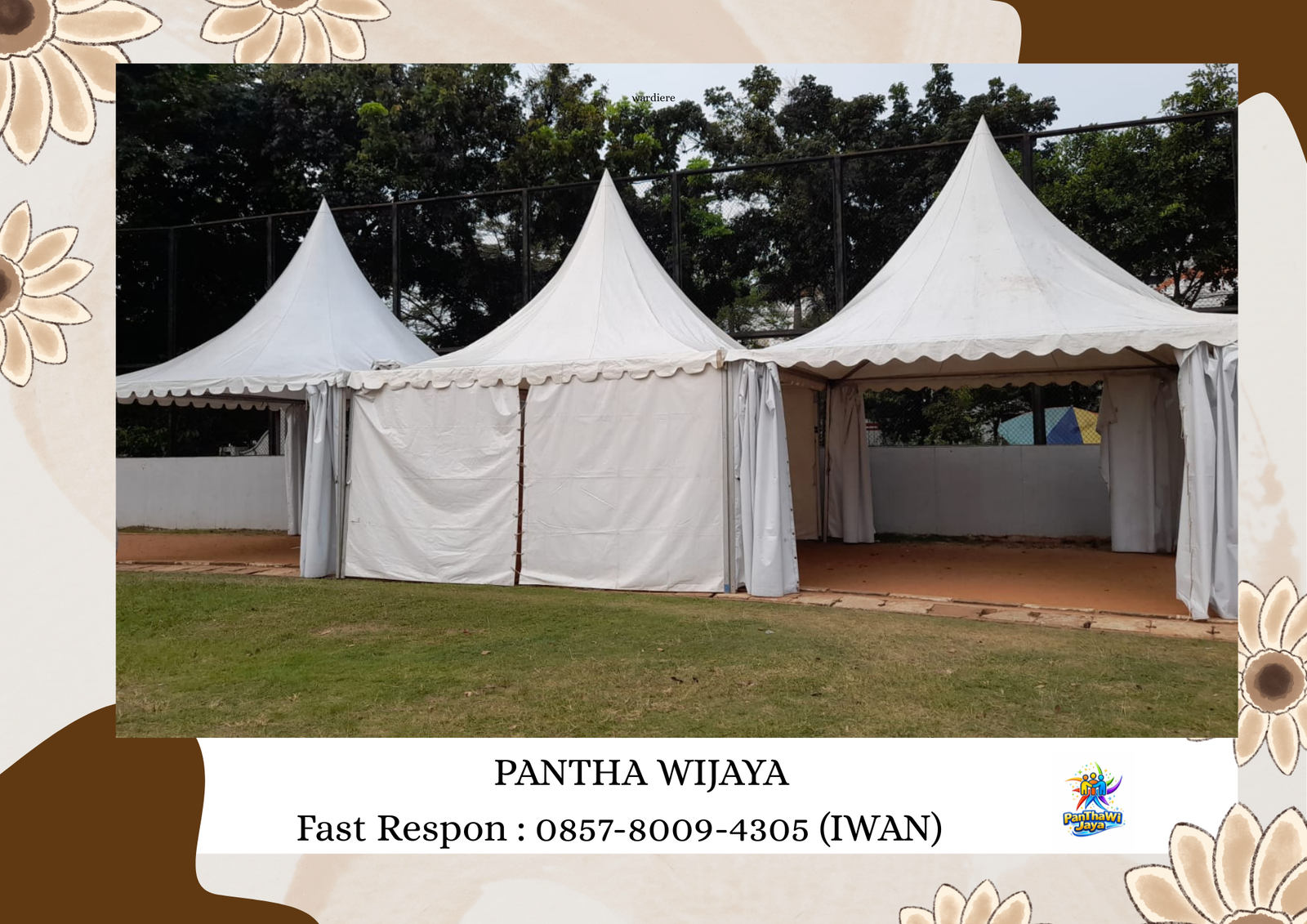 Sewa Tenda Sarnafil Daerah Bekasi Timur Beragam Ukuran