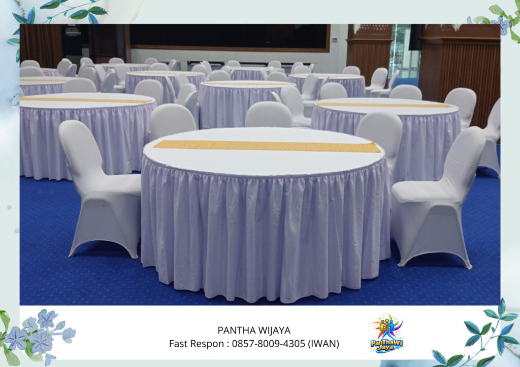 Tempat Sewa Meja Bulat Daerah Cikarang Lengkap Cover