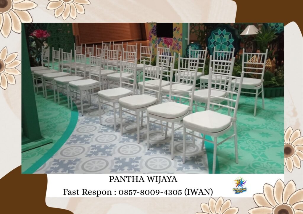 Jasa Sewa Kursi Tiffany Acrylic Dan Tiffany Kayu Area Depok