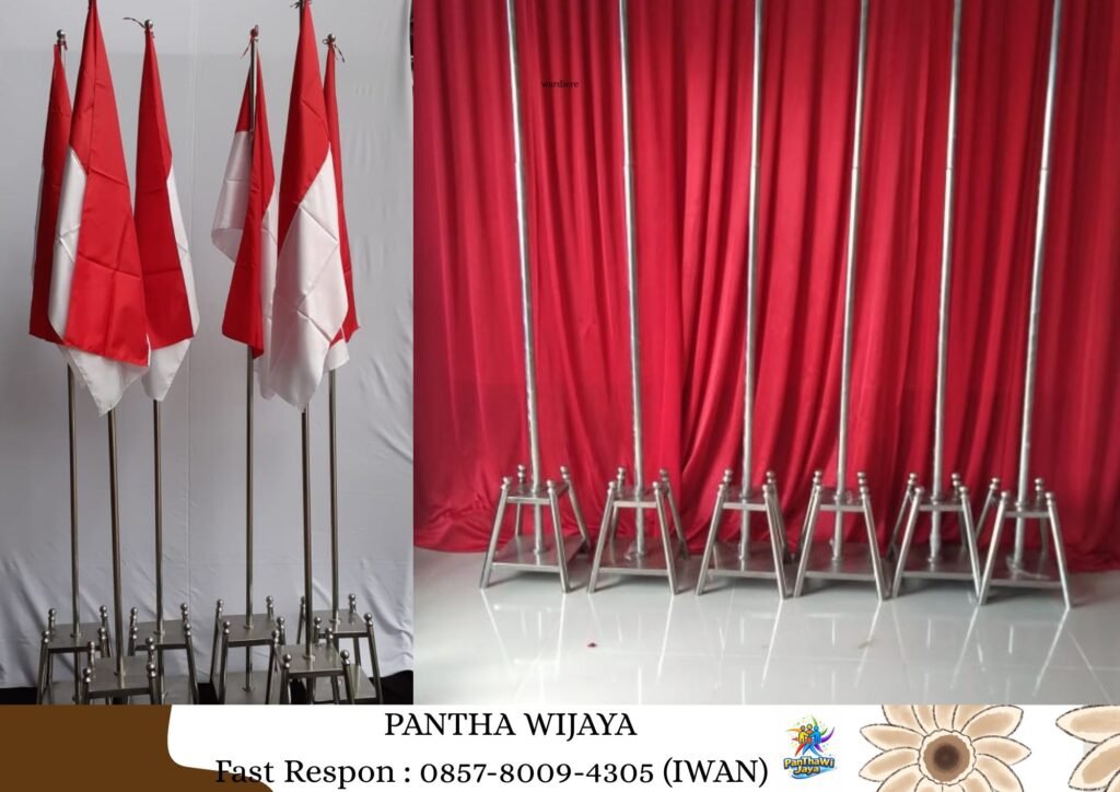 Sewa Tiang Bendera Stainless VIP Bekasi