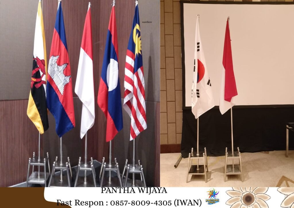 Sewa Tiang Bendera Stainless VIP Bekasi