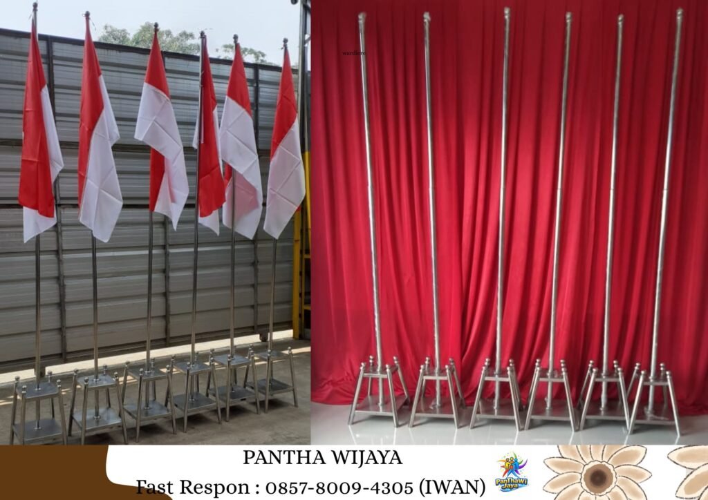 Sewa Tiang Bendera Stainless VIP Bekasi