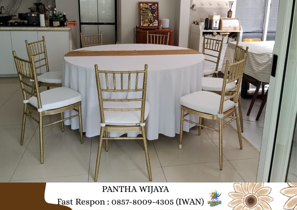 Rental Gold Tiffany Chairs Karawang