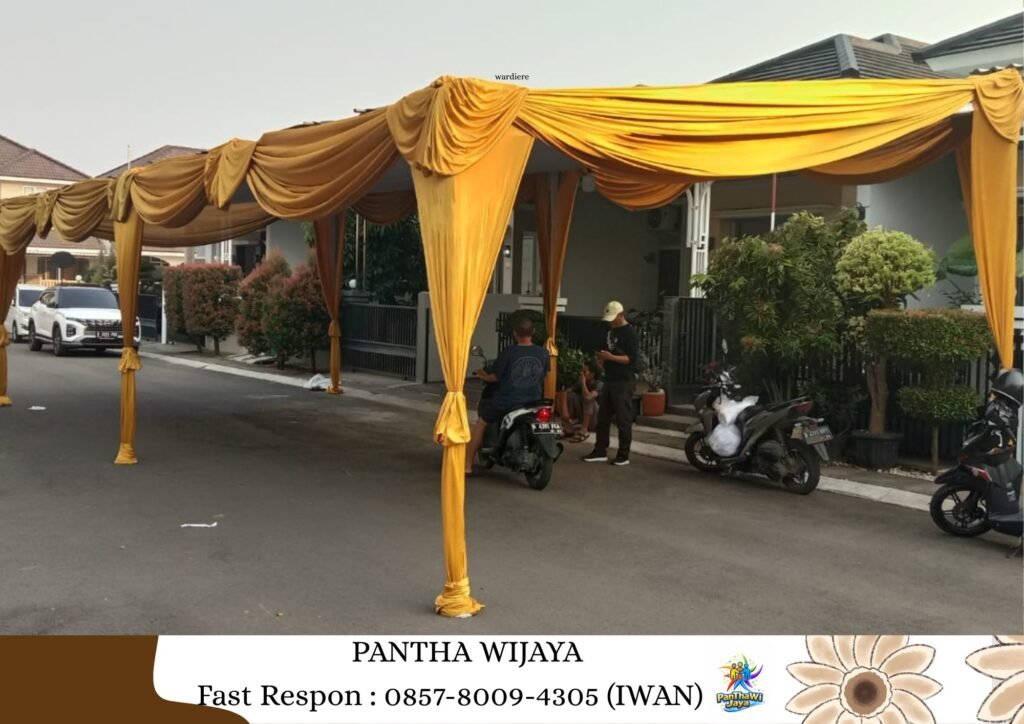 Sewa Tenda Plafon Poni Aneka Warna Area Bekasi