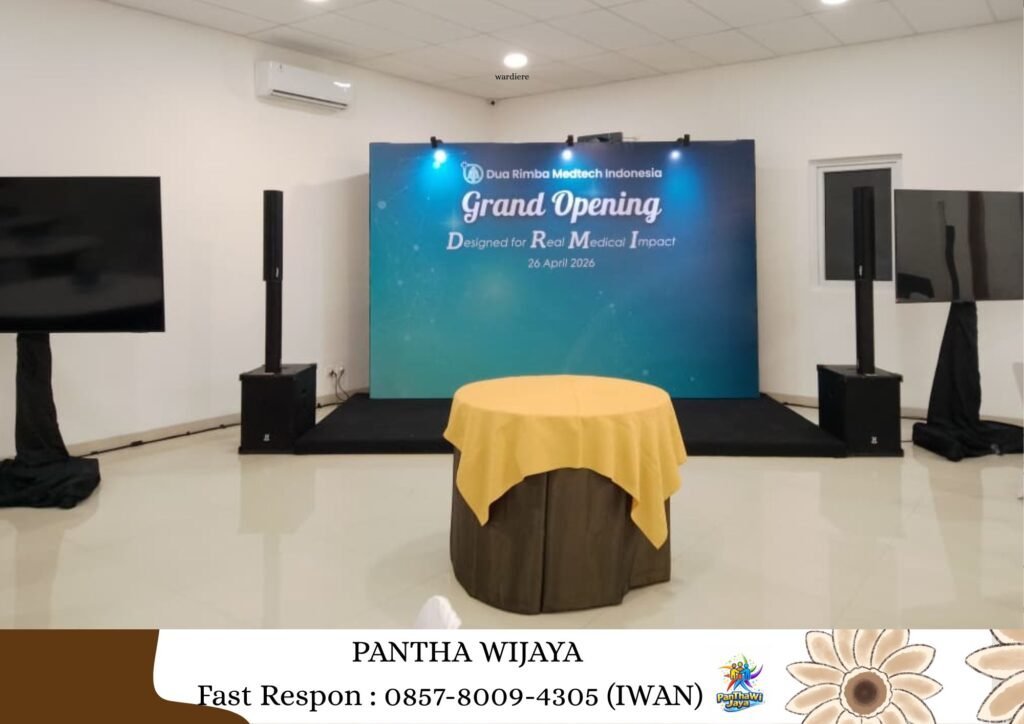Sewa Backdrop Lampu Spot Light Area Jakarta