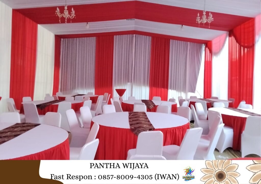 Jasa Sewa Tirai Dekorasi Cantik Area Bekasi