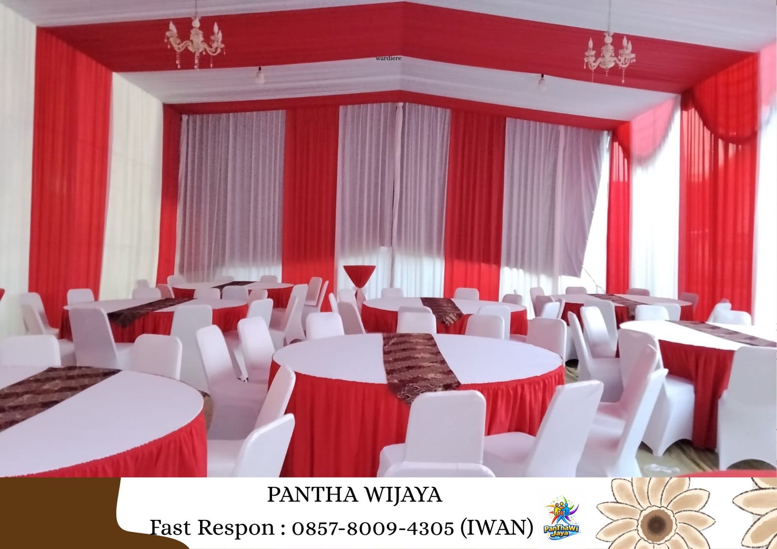 Jasa Sewa Tirai Dekorasi Cantik Area Bekasi