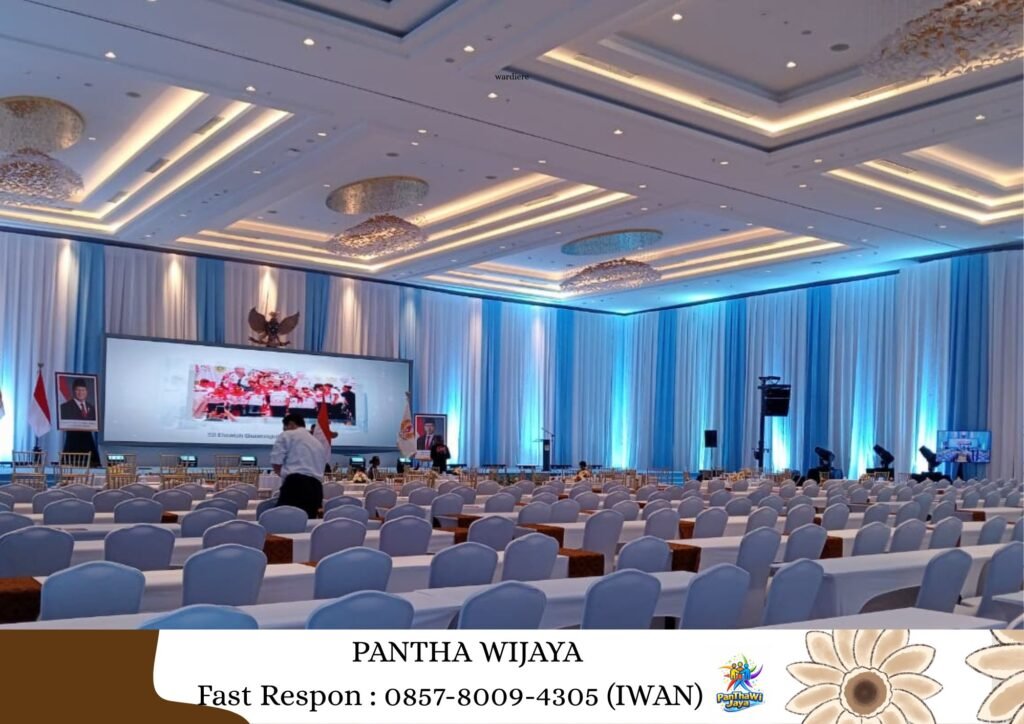 Jasa Sewa Tirai Dekorasi Cantik Area Bekasi