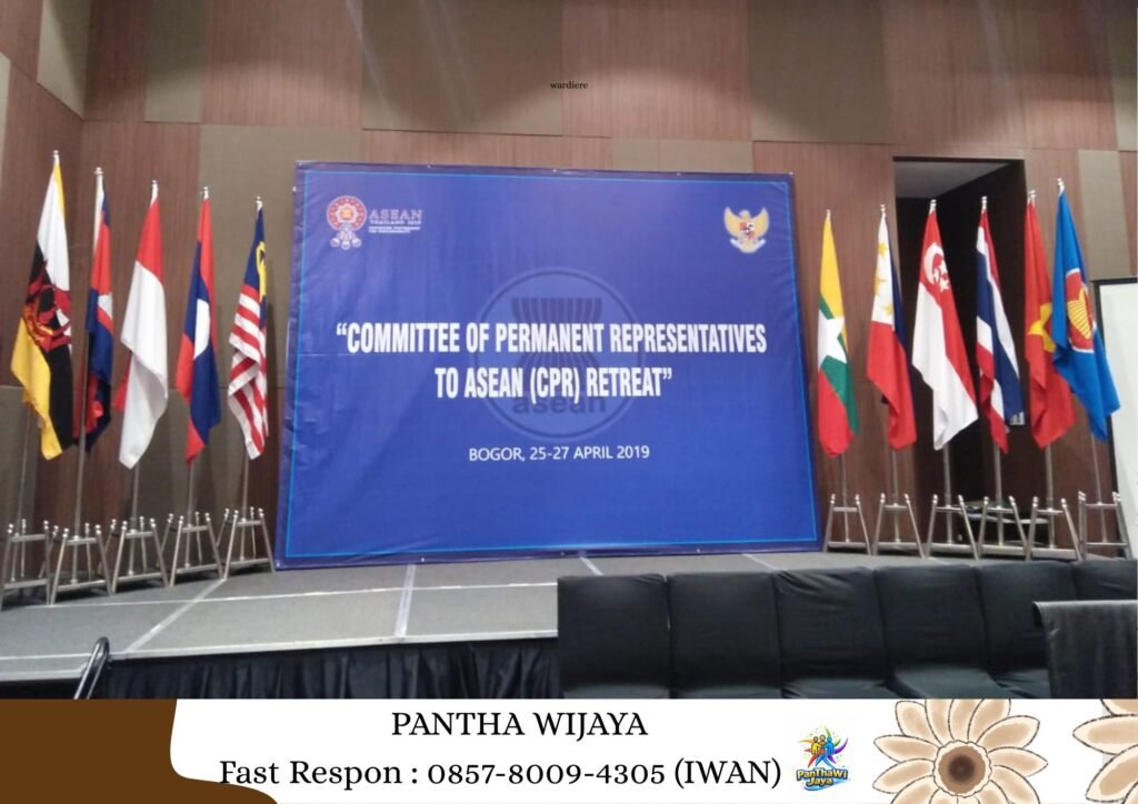 Rental Backdrop Full Printing Area Karawang
