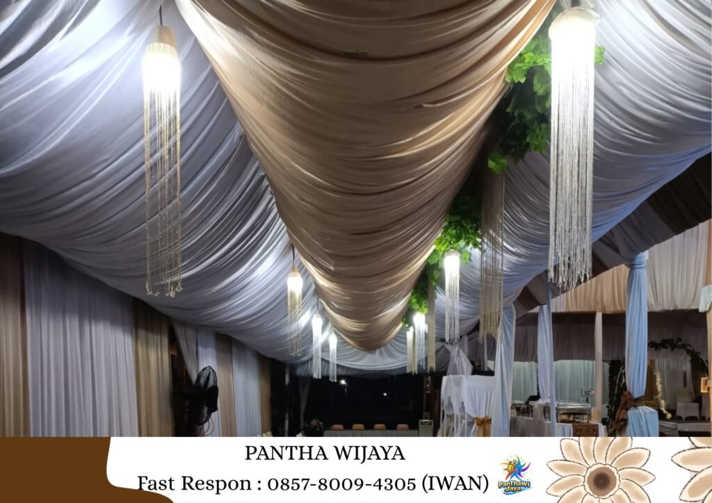 Rental Tenda Plafon, Serut, Dekorasi Modifikasi Area Cikarang, Bekasi