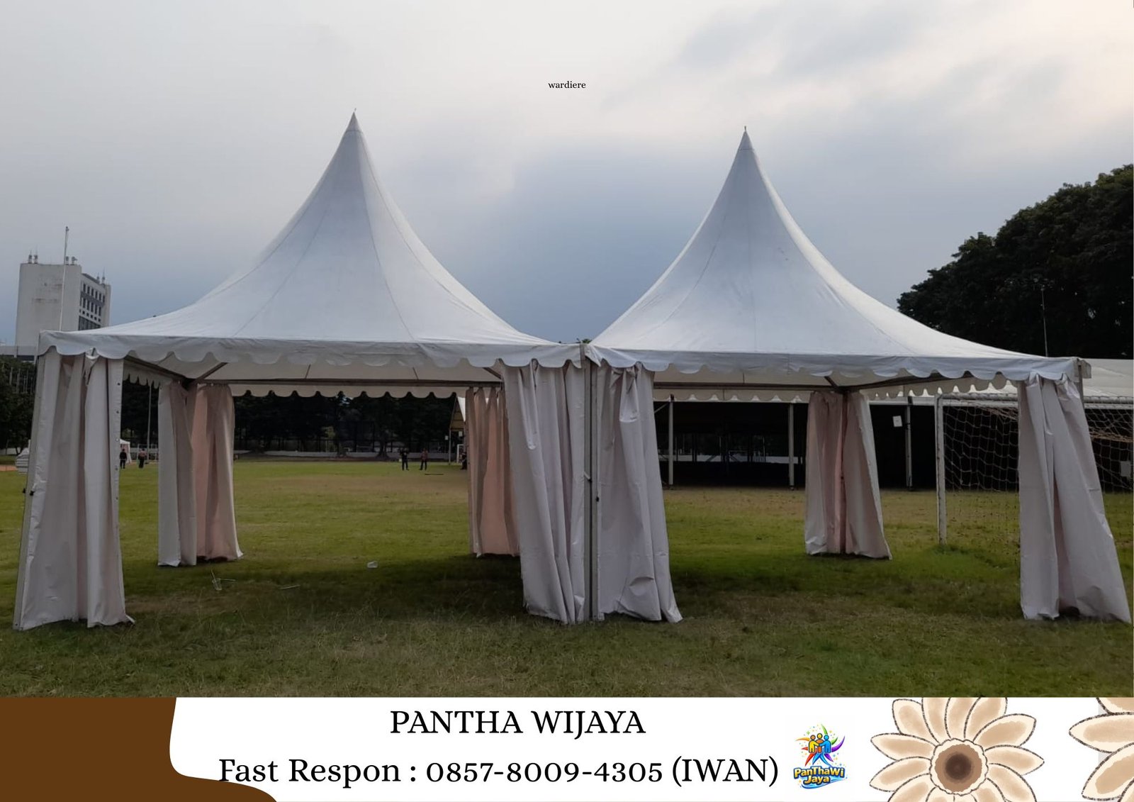 Sewa Tenda Kerucut Ukuran 5x5m Area Cikarang Bekasi