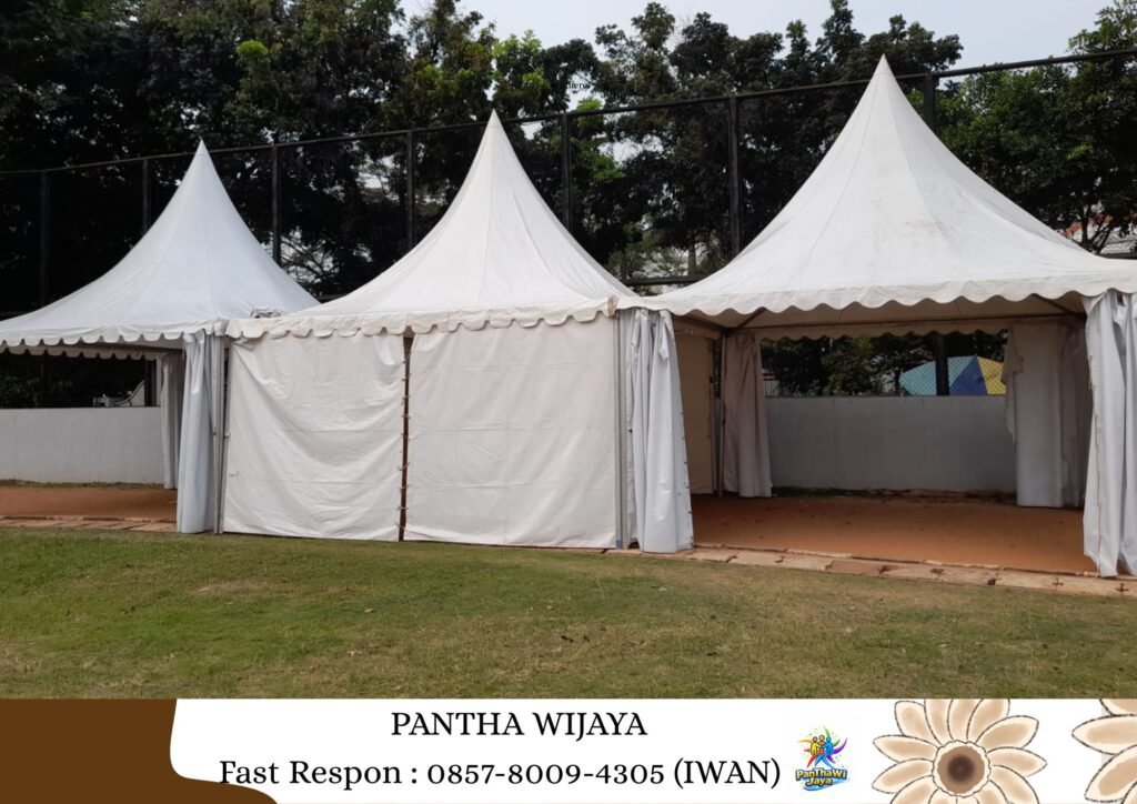 Sewa Tenda Kerucut Ukuran 5x5m Area Cikarang Bekasi