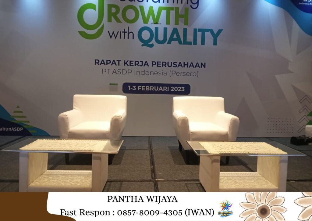 Sewa Sofa Studio Kaki Kayu Area Depok