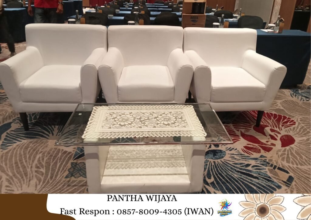 Sewa Sofa Studio Kaki Kayu Area Depok